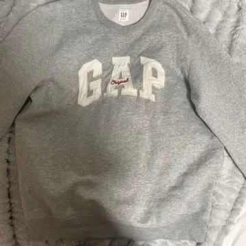 GAP 그레이 맨투맨 L