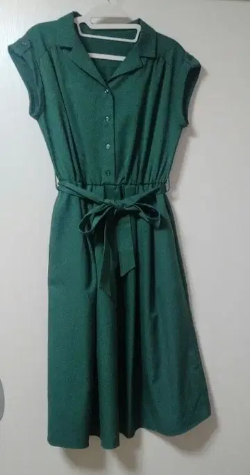 VIS 그린 셔츠 원피스 사이즈 F