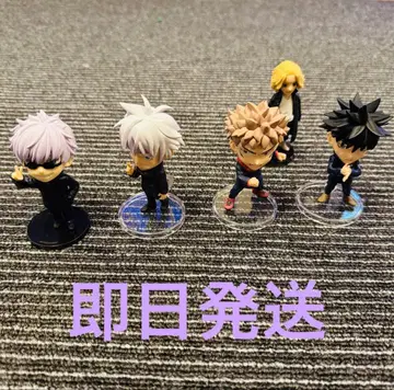 주술회전 캐릭터 피규어 4개 세트 덤 포함