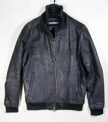 Rhythm of Life 블랙 양가죽 가죽 자켓