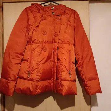 택 포함 마리끌레르 다운 자켓 후드 부착