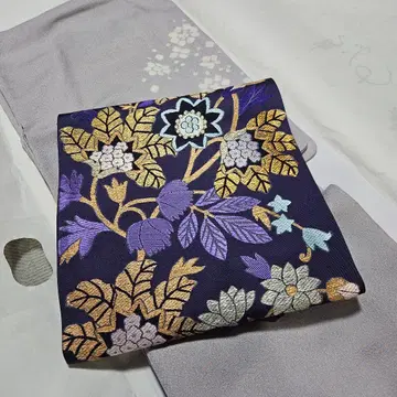 연말 sale 니시진 오비와 스테마츠의 후쿠로 오비 미재단품