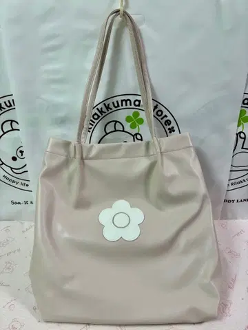 마리콴트 데이지 패치 소프트 토트 핑크