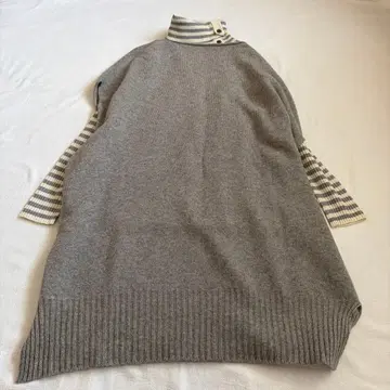 네스트로브 nest robe 그레이 2way 슬리브리스 니트 스웨터