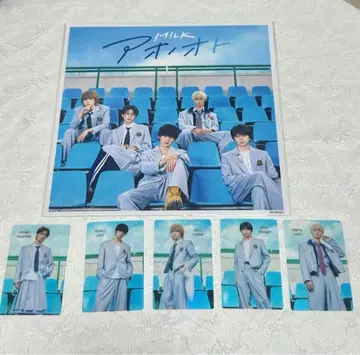 M!LK 아오노오토 메가재킷 클리어 트레이딩 카드 세트