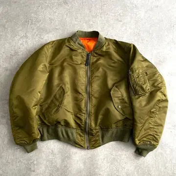 슈퍼 레어 컬러 신 사이즈 90s ALPHA MA-1 USA제 XL