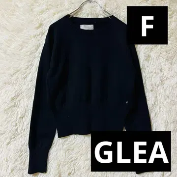 새상품급 GLEA 그레아 블랙 니트 스웨터 긴팔