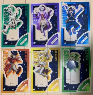 DR.STONE 아크릴 스탠드 센쿠, 겐, 크롬, 류스이, 하쿄, 스이카