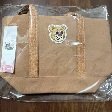 러브러리 바이 페이러 올드 테디 와펜 토트백 스몰 베이지