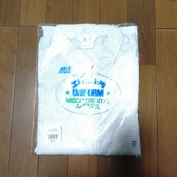 미사용품 미도리 안전 / 클린 의류 긴팔 블루종 [ 화이트 L ]