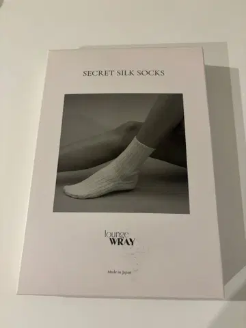 [ 새상품 ] WRAY 시크릿 실크 삭스 화이트