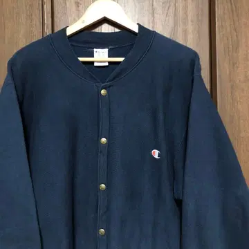 90s 멕시코제 CHAMPION 맨투맨 가디건 M 네이비