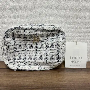 SNIDEL HOME 트위드 니트 파우치