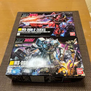 HG MS-06R-2 자쿠 II & MS-06S 자쿠 II 세트