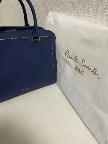 폴 스미스 네이비 핸드백