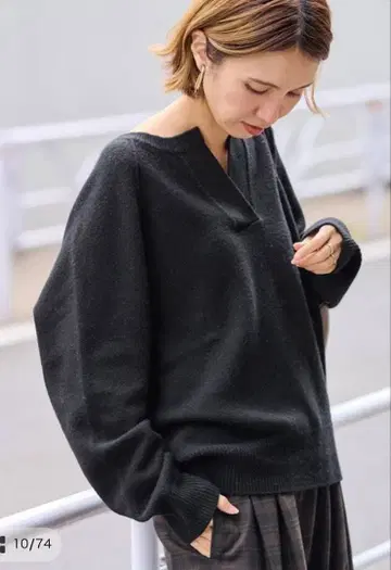 인기! 컨디션 최상! FRAMeWORK 미들 게이지 천축 헨리 풀오버