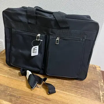 블랙 나일론 비즈니스 백