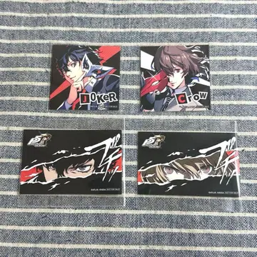 페르소나 p5r 아케치 고로 아마미야 렌 아모 카페 조커 정사각형 씰