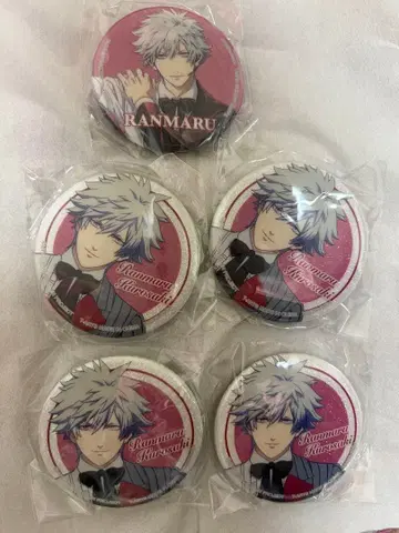 우타프리 탭 나이 가챠가챠 쿠로사키 란마루 캔뱃지 5개 세트