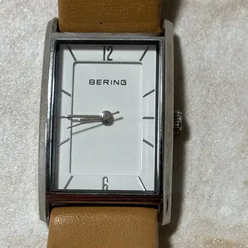 [초특가] BERING 아날로그 손목시계 화이트/브라운 여성용
