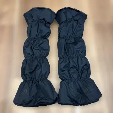 adidas 블랙 리버서블 레그 워머 보아 안감