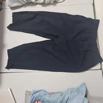 블랙 캐주얼 팬츠 루즈핏