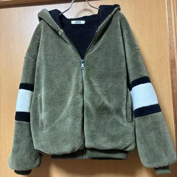 ZOOCARTU 플리스 자켓 후드 부착 M 사이즈