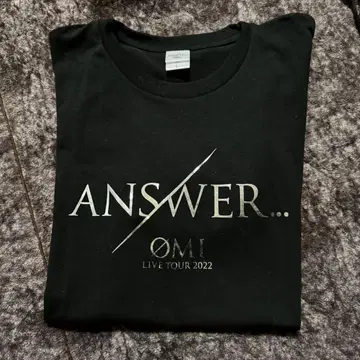 새상품 ANSWER 토사카 히로오미 T셔츠 L 사이즈