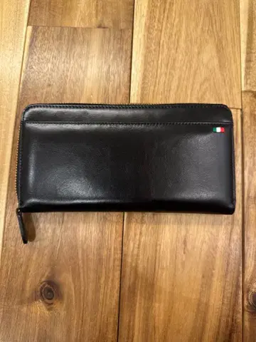 이탈리아 가죽 천연 가죽 장지갑 다기능 블랙 남성용