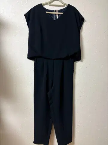 라보라토리 워크 올인원 셋업 콤비네존 네이비 반팔