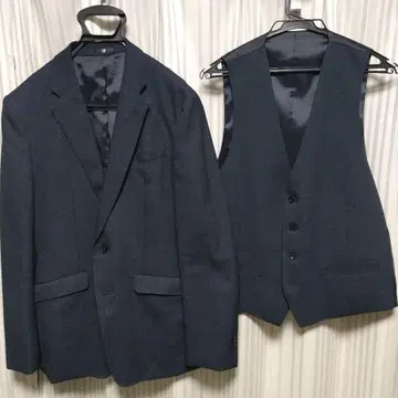 다크 블루 쓰리피스 정장 세트 4S