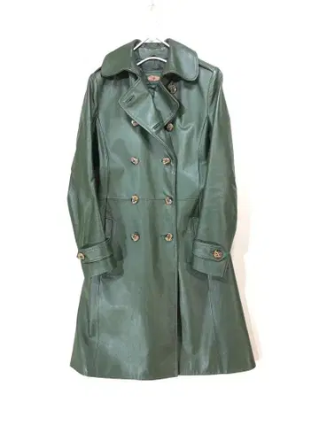 344 이탈리아제 VERA PELLE 고급 이탈리아 가죽 트렌치