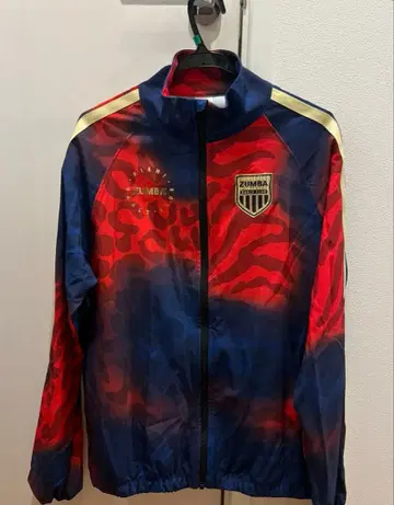 [ 가격 협의 가능 ] ZUMBA 저지 레오파드 무늬 빨강 파랑 금색