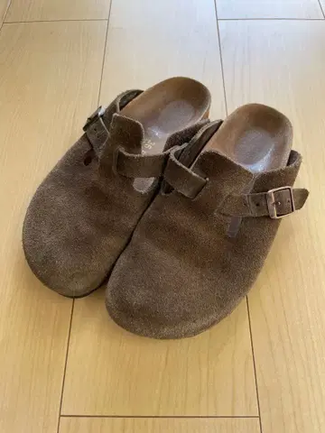 BIRKENSTOCK BOSTON 브라운 스웨이드 36