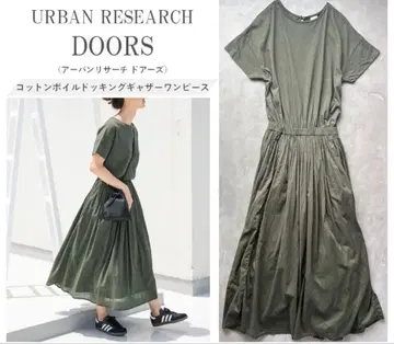 URBAN RESEARCH DOORS 코튼 보일 도킹 개더