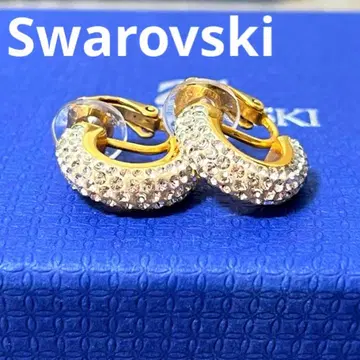 스와로브스키 귀걸이 Maggy 핑크 골드 정품 새상품급