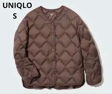 새상품급 UNIQLO 울트라 라이트 다운 릴랙스 자켓 브라운 S