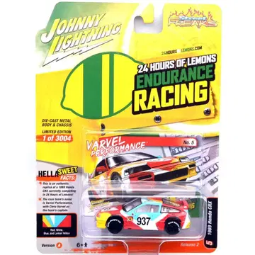 JOHNNY LIGHTNING 1989 혼다 CRX (레드)