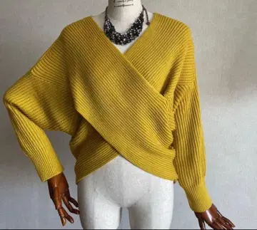 스콧 클럽 FENNEL 프론트 크로스 디자인 니트