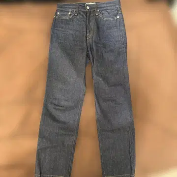 BEAUTY&YOUTH 스트레이트 데님 다크 블루