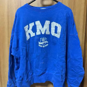 KMO 로고 파랑 맨투맨 kemiostore