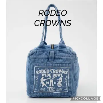 RODEO CROWNS 10주년 한정판 디자인 데님 백