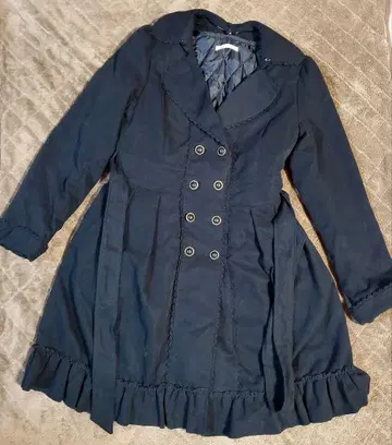 axes femme 엑시즈팜 블랙 코트 퍼 결품