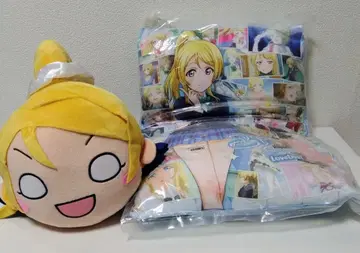 러브 라이브 아야세 에리 하이퍼 점보 네소베리 봉제 인형 쿠션 세트