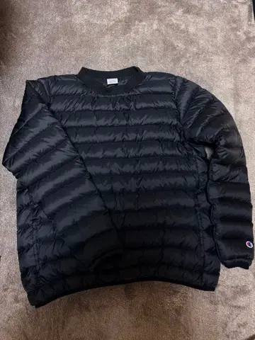 챔피온 골프 다운 자켓 풀오버 블랙