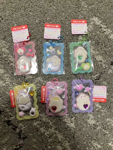 동글동글 눈의 생굴 미니 푹푹 씰 BC 전 6종 세트 타이토 한정판