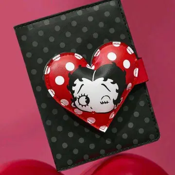 베티  부프 하트형 패스 케이스 여권 케이스 카드 케이스