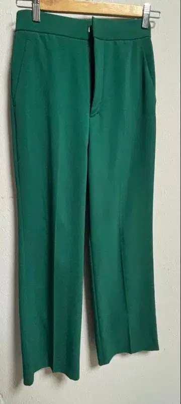 Plage 그린 슬랙스 34 팬츠