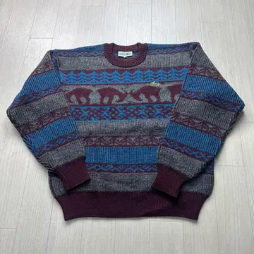 라코스테 셔츠 라코스테 올 패턴 빈티지