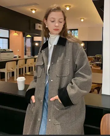 롱 코트 L 사이즈